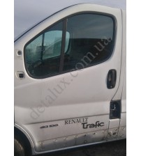 Двері передні, Ліві, Водійські, білі, 7751478602, 7751472216 на Opel Vivaro, Renault Trafic, Nissan Primastar, Рено Трафик, Опель Виваро, Ниссан Примастар 2001 - ≥ г.в. 1.9cdti, 1.9dci, 2.0dсi, 2.5dci 